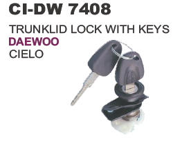TRUNKLID LOCK WITH KEYS DAEWOO CIELO