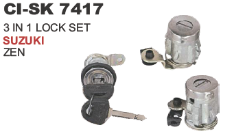 3 IN 1 LOCK SET SUZUKI ZEN