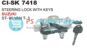 STEERING LOCK WITH KEYS SUZUKI ST 90 VAN T 3