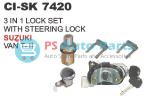 3 IN 1 LOCK SET WITH STEERING LOCK SUZUKI VAN Y 11