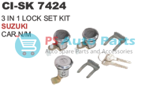 3 IN 1 LOCK SET KIT SUZUKI CAR N/M