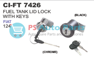 FUEL TANK LID LOCK WITH KEYS FIAT 124