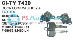 DOOR LOCK WITH KEYS TOYOTA COROLLA AE 110 (ST OF 2)