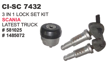 3 IN LOCK SET KIT