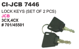 LOCK KEYS OF JCB CI-5958