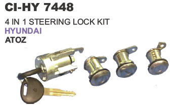 4 IN 1 STEERING LOCK KIT HONDAI A TO Z