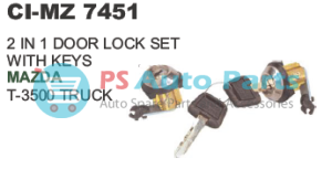 2 IN 1 DOOR LOCK SET WITH KEYS MAZDA T 3500 TRUCK