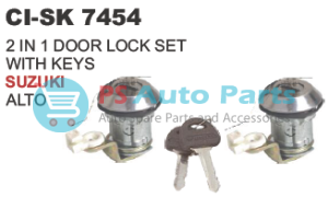 2 IN 1 DOOR LOCK SET WITH KEYS SUZUKI ALTO