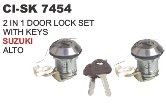 2 IN 1 DOOR LOCK SET WITH KEYS SUZUKI ALTO