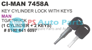 KEY CYLINDER LOCK WITH KEYS MAN
