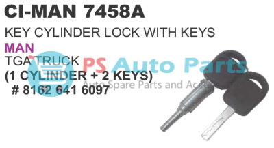 KEY CYLINDER LOCK WITH KEYS MAN