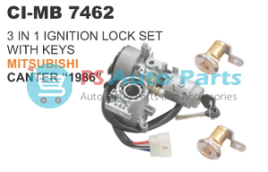 3 IN 1 LOCK SET WITH IGNITION LOCK & KEYS MITSUBISHI CANTER