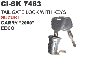 TAIL GATE LOCK W/KEYS SUZUKI CARRY