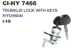 TRUNKLID LOCK WITH KEYS HYUNDAI i 10