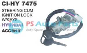 STEERING CUM IGNITION LOCK W/KEYS HYUNDAI ACCENT
