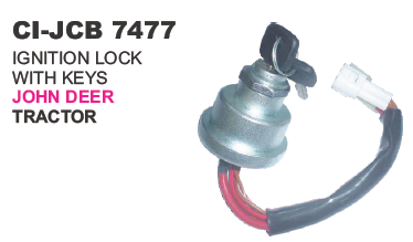 IGNITION LOCK WITH KEYS JOHN DEER TRACTOR