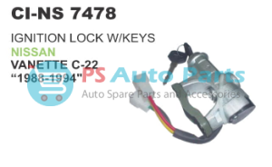 "IGNITION LOCK W/KEYS NISSAN VANETTE C 22 ""1988 1994"""
