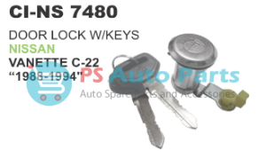 "DOOR LOCK W/KEYS NISSAN VANETTE C 22 ""1988 1994"""