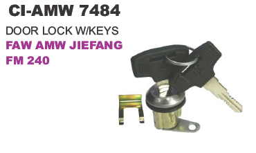 DOOR LOCK W/KEYS FAW AMW JIEFANG FM 240