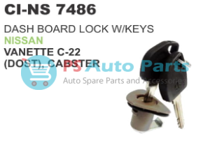 "DASH BOARD LOCK W/KEYS NISSAN VANETTE C 22(DOST),CABSTER"