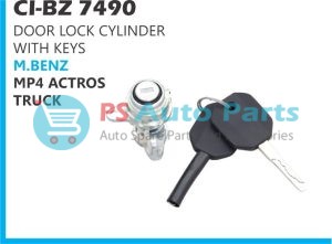 DOOR LOCK CYLINDER W/KEYS M BENZ ACTROS MP4 TRUCK