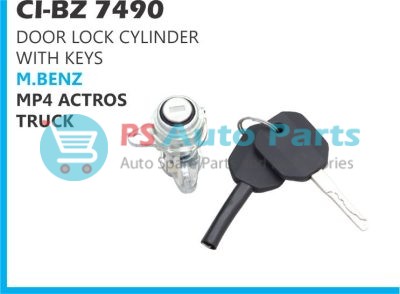 DOOR LOCK CYLINDER W/KEYS M BENZ ACTROS MP4 TRUCK