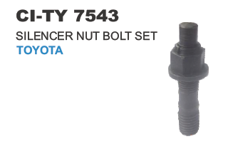 SILENCER NUT BOLT SET TOYOTA