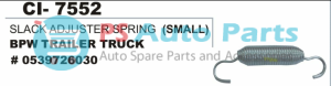 SLACK ADJUSTER SPRING BPW TRILER