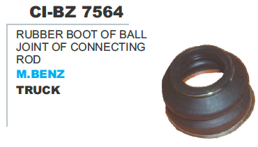 RUBBER BOOT OF BALL ROD M BENZ TRUCK (EDILIST)