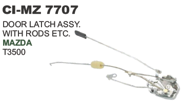 DOOR LATCH ASSY WITH RODS TRUCK