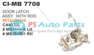 DOOR LATCH ASSY W/ROD CANTER CI-844