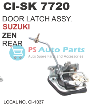 DOOR LATCH ASSY. SUZUKI ZEN REAR