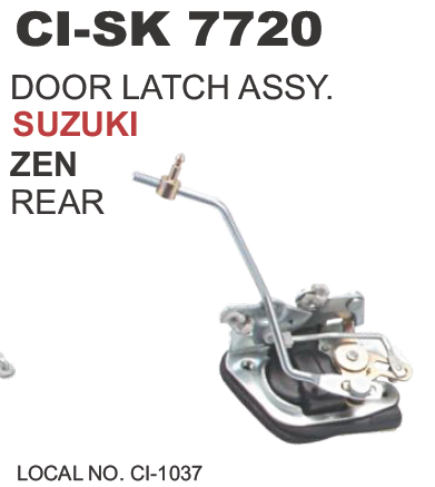 DOOR LATCH ASSY. SUZUKI ZEN REAR