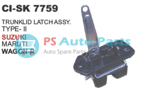 TRUNKLID LATCH ASSY. TYPE 11 SUZUKI MARUTI WAGON R