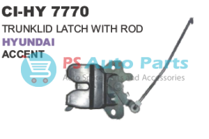 TRUNKLID LATCH WITH ROD HYUNDAI ACCENT