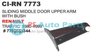 SLIDING MIDDLE DOOR UPPER ARM WITH BUSH REULT TRAFFIC