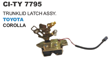 TRUNKLID LATCH ASSY TOYOTA COROLLA (EDILIST)
