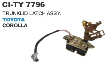 TRUNKLID LATCH ASSY. TOYOTA COROLLA