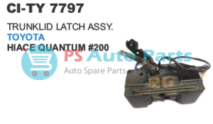 TRUNKLID LATCH ASSY. TOYOTA HIACE QUANTUM