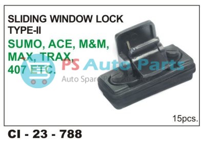 "SLIDING WINDOW CATCHER T-2 SUMO, ACE M&M MAX TRAX (TATAHCV, TATALCV & TATAPASSENGER)"