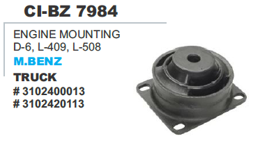 7984.png "ENGINE MOUNTING D 6,L 409,L 508 M.BENZ TRUCK"