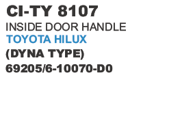 INSIDE DOOR HANDLE TOYOTA HILUX (DY TYPE)