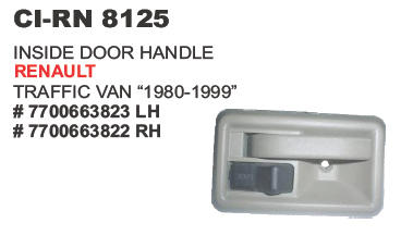 INSIDE DOOR HANDLE REULT TRAFIC VAN