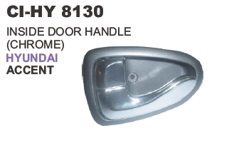 INSIDE DOOR HANDLE (CHORME) HYUNDAI ACCENT L/R