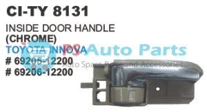LH INSIDE DOOR HANDLE CHROME TY QUANTUM