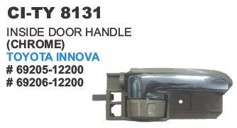 LH INSIDE DOOR HANDLE CHROME TY QUANTUM