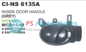 INSIDE DOOR HANDLE (GREY) NISSAN MICRA CAR
