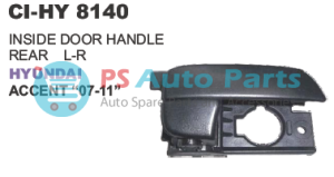 "INSIDE DOOR HANDLE REAR L R HYUNDAI ACCENT ""07 11"""