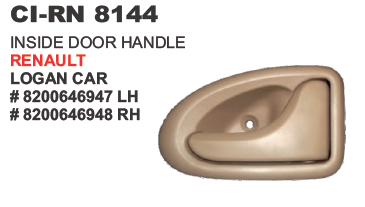 "INSIDE DOOR HANDLE RENAULT LOGAN CAR,VERITO CI-8144"