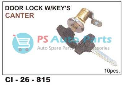 DOOR LOCK W/KEY CANTER